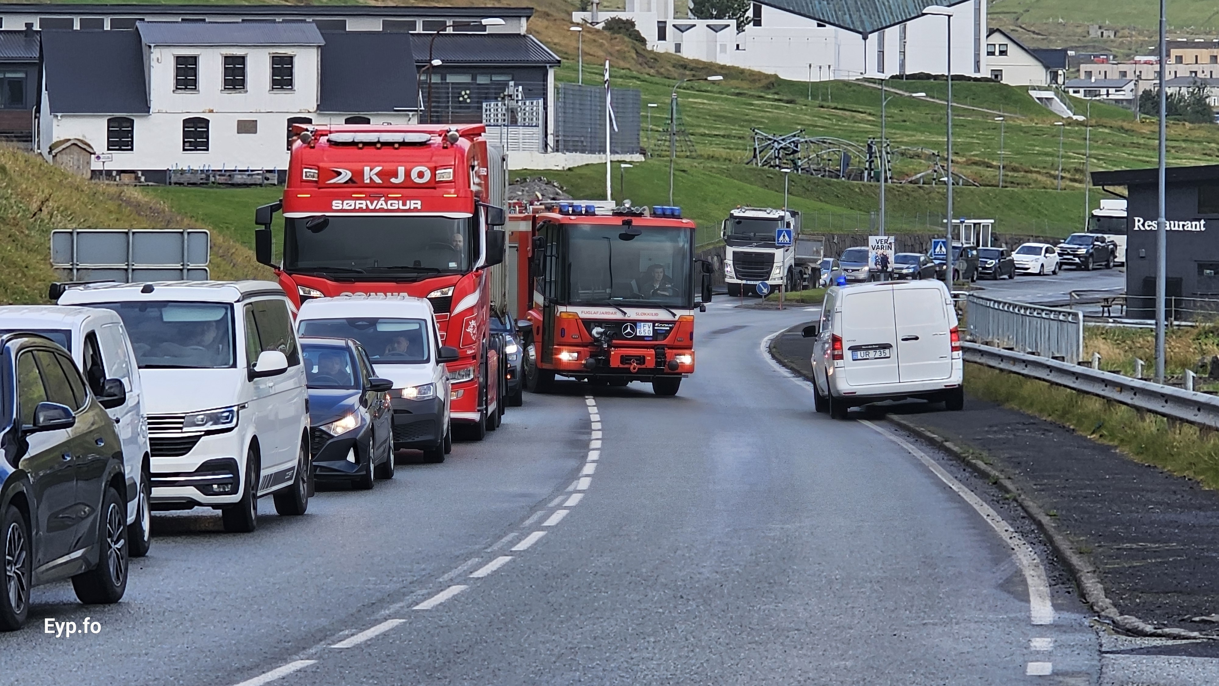 Vegastrekkjið úr Skálafirðið til Skipaneskrossin latið upp